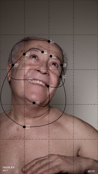 Ejercicios de medición sobre el movimiento amanerado de la cara