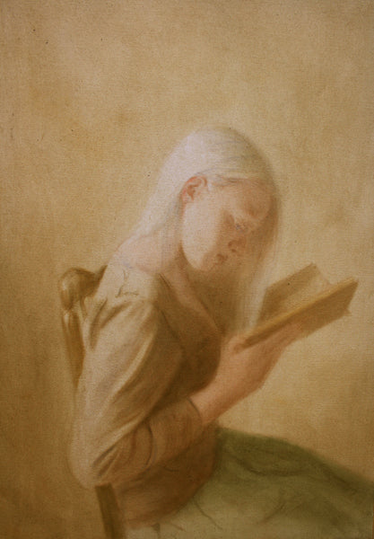 Karen leyendo