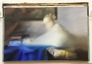 Closer to Vermeer: blurred painting