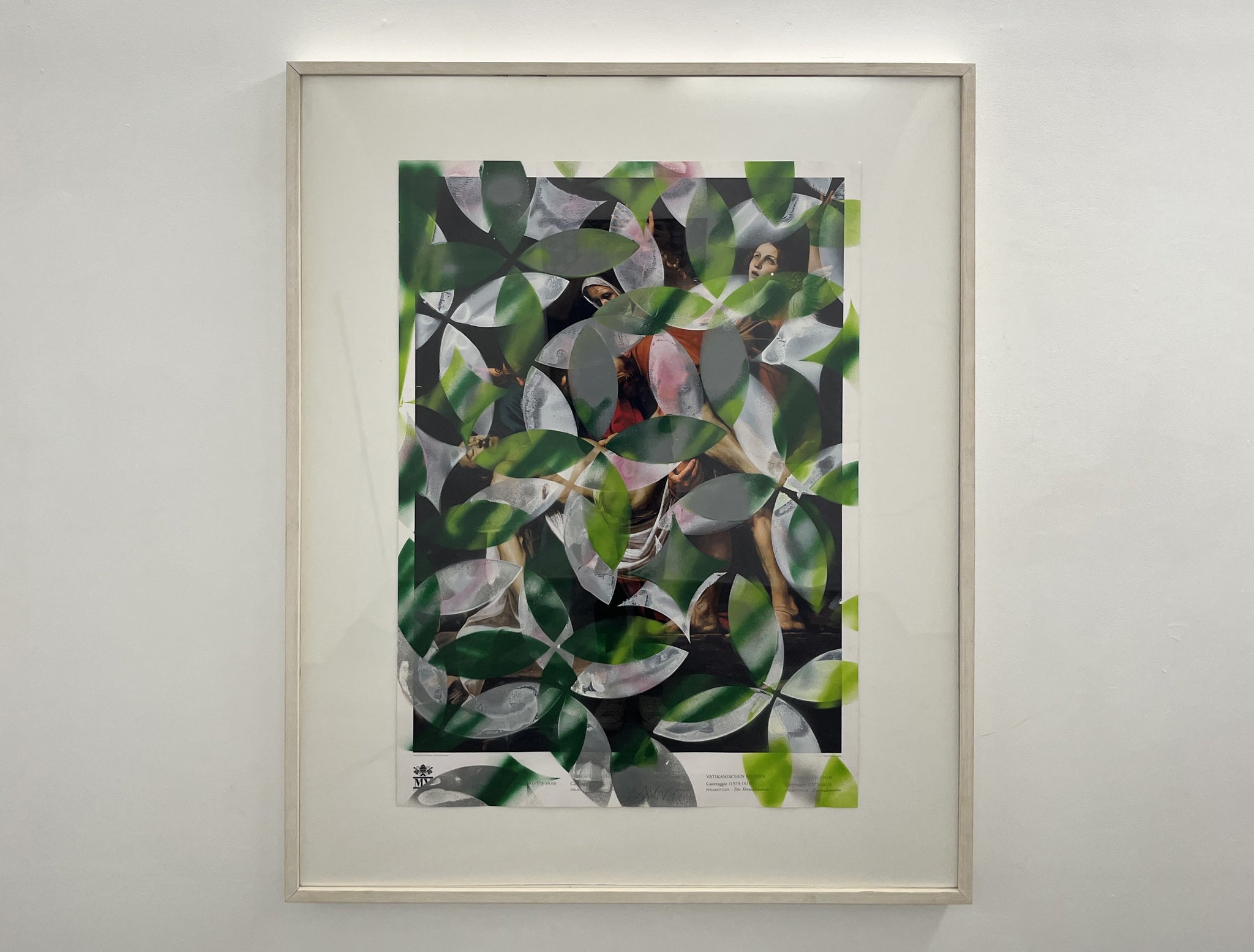 Cartel Caravaggio 03. Hojas verdes