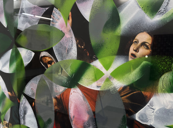 Cartel Caravaggio 03. Hojas verdes