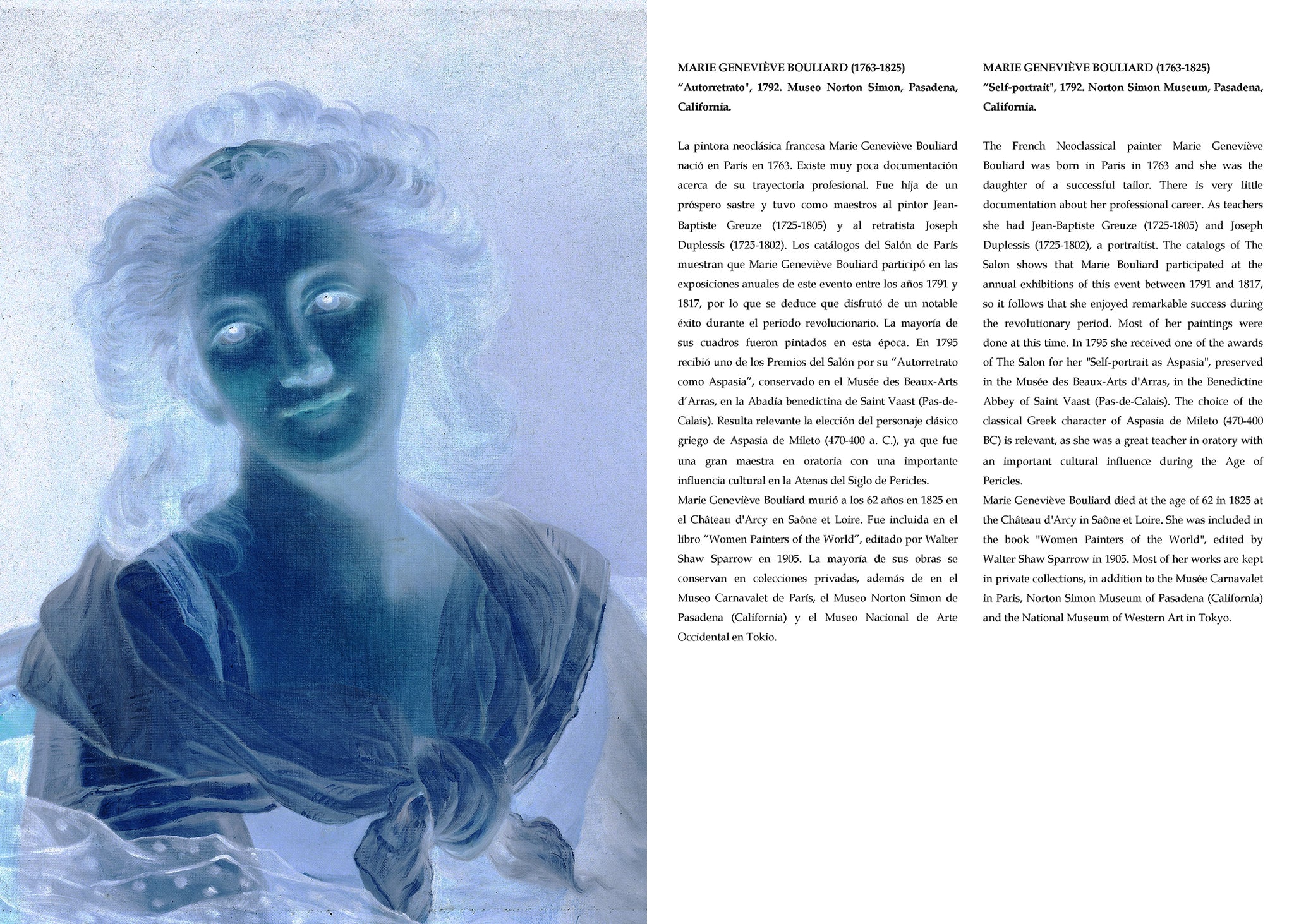 Marie Geneviève Bouliard (1763-1825). Serie De entre las Muertas