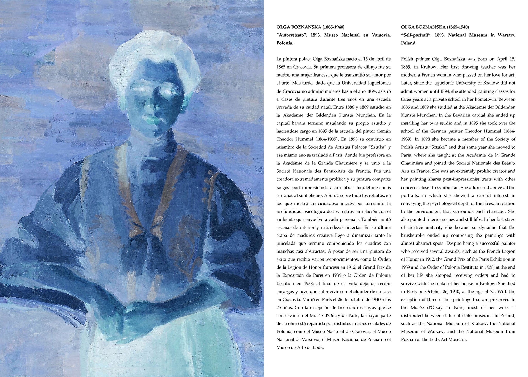 Olga Boznańska (1865-1940). Serie De entre las Muertas