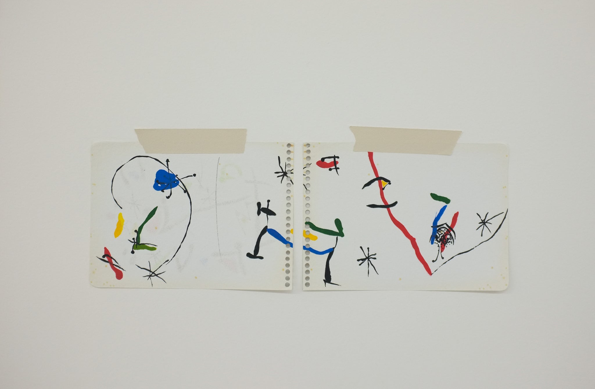 Homenagem - Teste de cores imaginario (Miró)